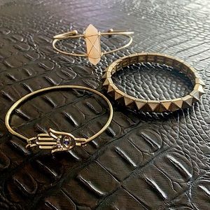 Three Bracelets - Edgy, Cute, Jewelry